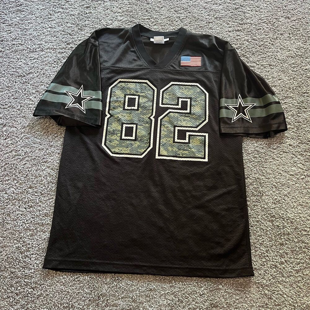 Dallas Cowboys Jason Witten Salute To Service Camo Military Jersey Black Mens M